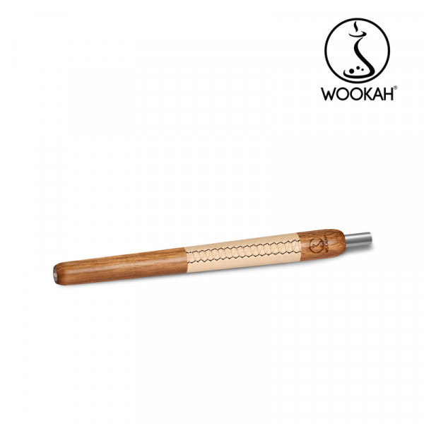 Wookah Mundstück mit Leder beige